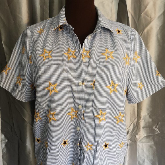 Madewell short sleeve blouse, medium - Picture 1 of 4